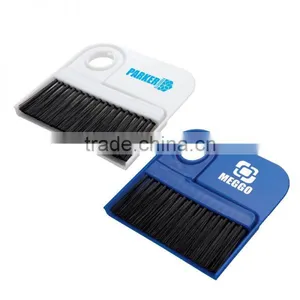 Desk Cleaning Brush & Dust Pan - Desk Cleaning Brush, 4 3/4" Dust Pan and a Hole for Hanging it All up and Comes With Your Logo thumbnail-1