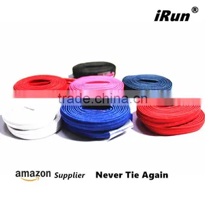 Never Need Tie Orange Flat Elastic Shoelaces For Baby Booties and Infant - Elastic Anchor No-Tie Easy Shoelaces for Trainers thumbnail-3