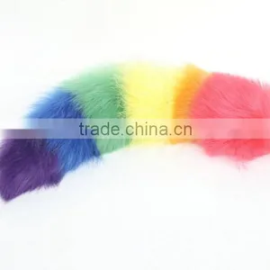 2017 Funny Supplies Colorful Simulation Hair Tail Dips False Hair Tail Cosplay Plush Accessories thumbnail-1