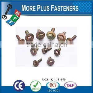 Made in Taiwan Standard and Non Standard SEMS Screw Captive Screws Zinc Plated Yellow Zinc Plated thumbnail-6