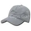 Grey Cotton Baseball Caps , 6-Panel Hat With Velcro Back Closure For Boy thumbnail-1