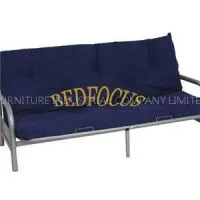 Steel Frame With Futon Folding Bed BED-M-108 thumbnail-1