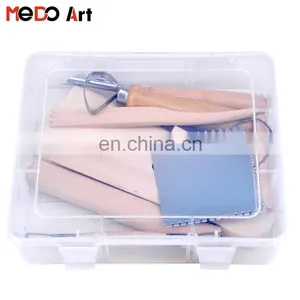 Plastic Box Packing Set of 10 Basic Clay Tool Kit thumbnail-1