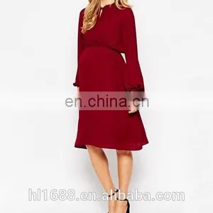 China Dongguan Supplier OEM ODM Maternity Wear Clothings Dress With Soft Tie Wholesale Maternity Clothes For Pregnant Women thumbnail-3