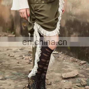 Steampunk Short Front Long Back Skirt thumbnail-4