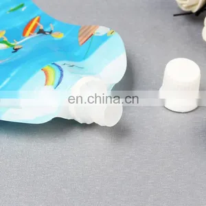 Customized Bottle Shaped Plastic Liquid Spout Pouches for Drinking Water thumbnail-3