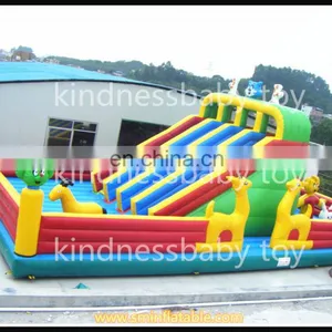 Interesting Jumbo Inflatable Slide Funcity,inflatable Cartoon Fun Park,inflatable Zoo Amusemtnt Park for Sale thumbnail-1