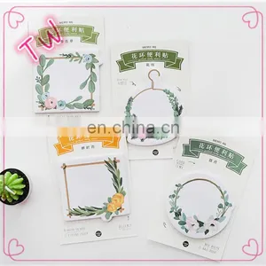 Logo Printed Custom Printing Fancy Stationery for Kids Cute Multiple Colour Flower Design Paper Sticky Notes thumbnail-1
