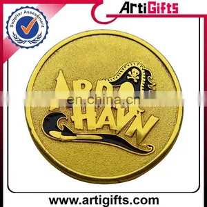 Factory Direct Supply Gold Metal Pirate Coins thumbnail-1
