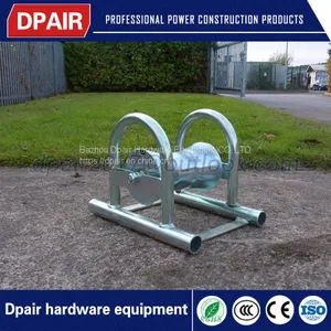 Corner Cable Roller Mounted on Overhead Line thumbnail-4