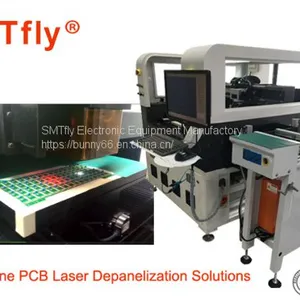Inline Laser PCB Depaneling Machine 2500mm/S Laser Scanning Speed,SMTfly-5L thumbnail-1