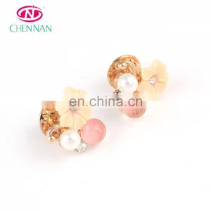 Flower Rhinestone Pins Crystal Decorative Buttons Costume Sewing Accessories Buttons thumbnail-1