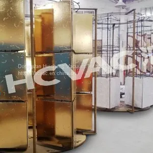 Gold Ceramic Tiles Vacuum Coating Equipment, Ceramic Mosaic PVD Gold Plating Machine (HCVAC) thumbnail-3