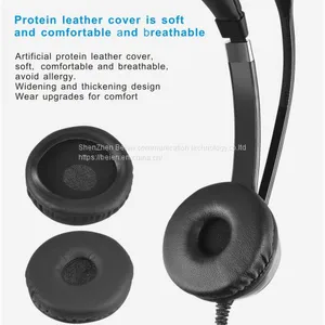China Beien FC22 PA Business Telephone Headset for Call Center Customer Service Multimedia Teaching Headset thumbnail-1