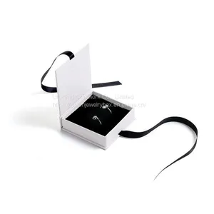 Factory Wholesale Customization Pearl Necklace Jewelry Box Jewelry Ring Necklace and Bracelet Packaging Box thumbnail-2