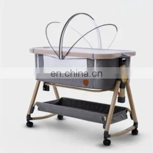 Multifunction Baby Crib Portable Bedside Sleeper Foldable Lightweight Bassinet thumbnail-1