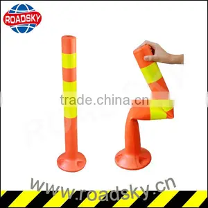 EVA Elastic Delineator Post Road Delineators Traffic Barrier thumbnail-1