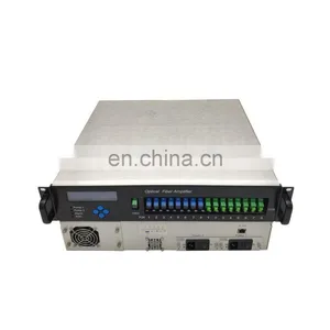 Warranty Period of 3 Years! 8 Port 22dbm With WDM 1550nm Catv Optical Amplifier EDFA WITH WDM PON Edfa thumbnail-1