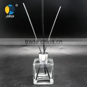 135ml Square Natural Scent Reed Diffuser Glass Bottle With Aluminum Cap Glass Diffuser Bottle Supplier's Choice thumbnail-2