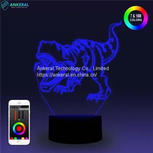 Creative Dinosaur 3D Light APP Control 3D Lamps thumbnail-1