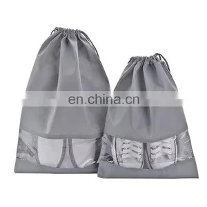 Customized Recyclable Non Woven Drawstring Shoe Bag Making Machine thumbnail-1