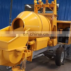 Best Quality Portable Diesel / Electric Concrete Mixer Mixing Machine With Pump Price thumbnail-4
