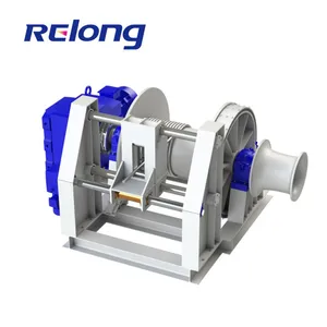 Electric Lifting Winch Marine Hydraulic Winches on Dredging Machine Electric Winch for Sale thumbnail-5