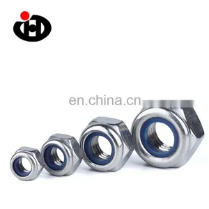 Factory Supply JINGHONG DIN985 Galvanized Self-locking Nylon Lock Hex Nut thumbnail-5