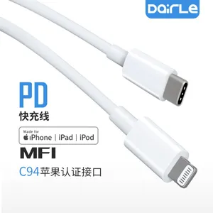 MFi Factory Type C to Lightning C94 Cable for IPhone 11 Pro thumbnail-4