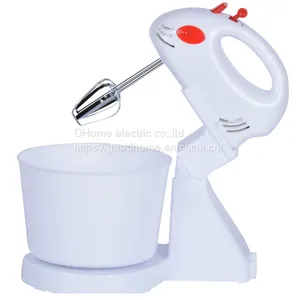7 Speed Electric Egg Beater High Power Table Top With Barrel Rotating Egg Beater Mixer（Wechat:13510231336） thumbnail-1