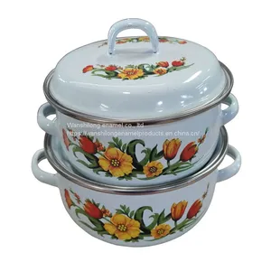 5pcs Vitreous Enamel Pot Enamel Tableware thumbnail-3