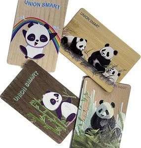 Wholesale 13.56mhz Custom Rfid Nfc Wood Business Card Mifare Smart Card thumbnail-3