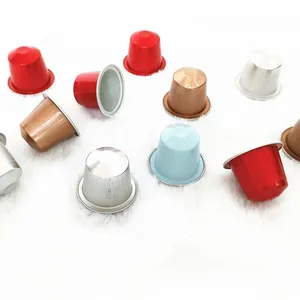 Reusable Aluminum Foil Nespresso Coffee Capsules With Lid thumbnail-2