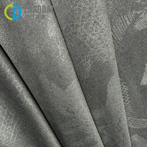 GRS 30D Satin 3D Printing 100%RPET Recycled Polyester Pongee Fabric for Down Jacket Lining thumbnail-3