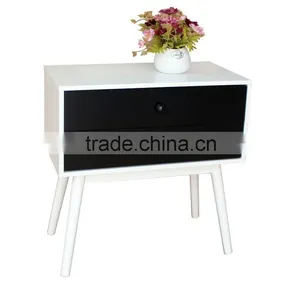 Simple Style Nightstand With Drawer thumbnail-1