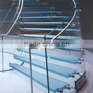Laminate Glass Bullnose Stairs thumbnail-1