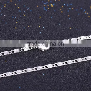 Cheap Price Fashion Rhodium Plated Wholesale Bulk Jewelry Chain Necklace thumbnail-6