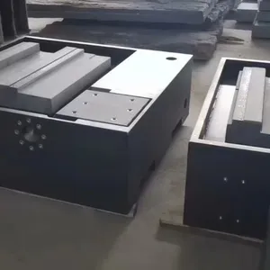 High Precision Marble Mechanical Components Machine Bed Base Guide Beam Threaded Gantry Drilling Processing Customization thumbnail-3