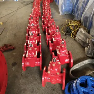 Cast Iron Concealed Stem Gate Valve Soft Seal Flange Gate Valve Soft Sealing Ductile Cast Iron Sluice Gate Valve thumbnail-5