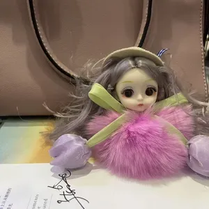 Tulip Bow Girl Doll Bag Charm thumbnail-3