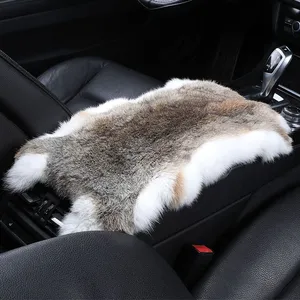 Car Center Console Fur Cushion thumbnail-1