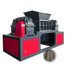 Heavy Duty Dual Axis Post-war Metal Scrap Shredder Stainless Steel Scrap Iron Shredder EPC thumbnail-1