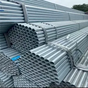 High-quality Hot-Dip Galvanized Round Steel Pipe Pre-Galvanized Steel Pipe Is Used for Construction thumbnail-4