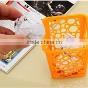 Fashion New Type Hollow Plastic Multi Function Storage Baskets /pen Holder thumbnail-2