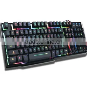Manufacture Wired USB Mechanical Backlit Colorful USB Keyboard thumbnail-6