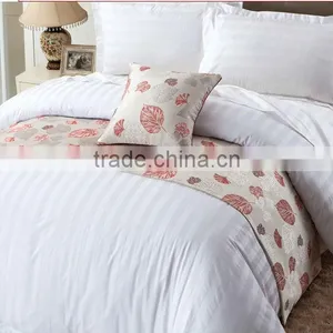 100% Cotton 2cm Stripe Bedding Set for Star Hotel thumbnail-1