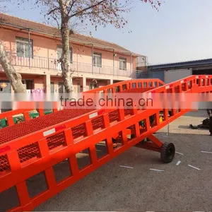 Hydraulic Mobile Dock Leveler for Container and Forklift Unloading Goods thumbnail-1
