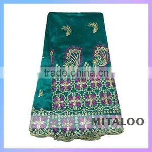 Mitaloo MGP0047 Wholesale Hotselling Indian Raw Silk George Lace Fabric thumbnail-3