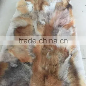 Red Fox Skin Natural Color Animal Fur Winter Cloth Fabric thumbnail-1