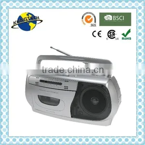 Classical AM FM Analogue Cassette Recorder Portable Radio thumbnail-1